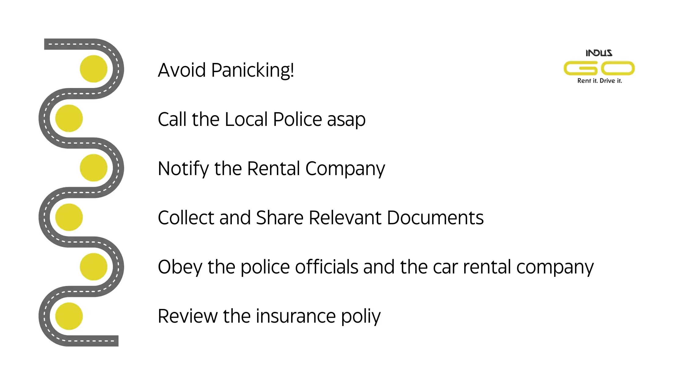 Steps to follow if Rental Cars gets stolen