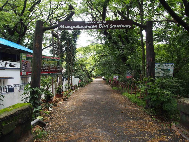 Welcome Arch Mangalavanam Bird Sanctuary